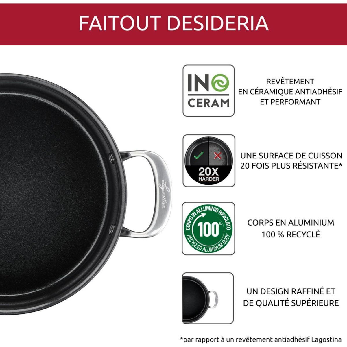 Lagostina Faitout Desideria 24cm
