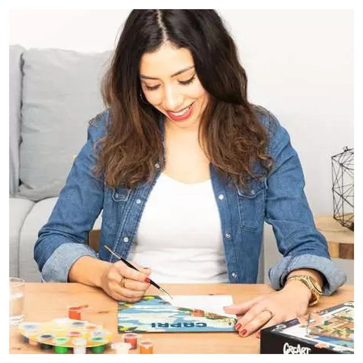 RAVENSBURGER – CreArt 24x30 cm – Adulte – Peinture par numéros – Capri