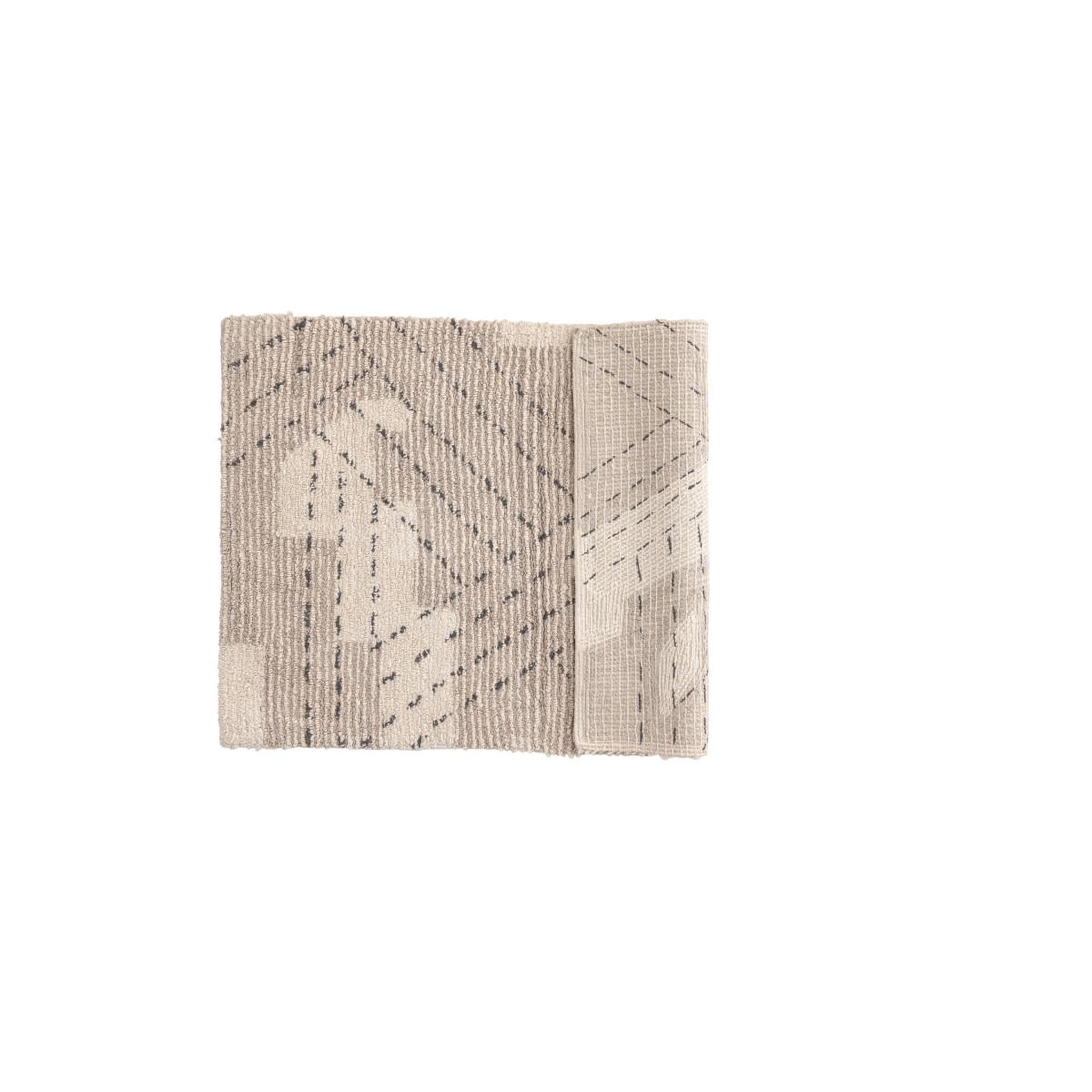 Voir la diapositive 2 : Paris Prix Tapis de salle de bain  lorentz  60x90cm grège