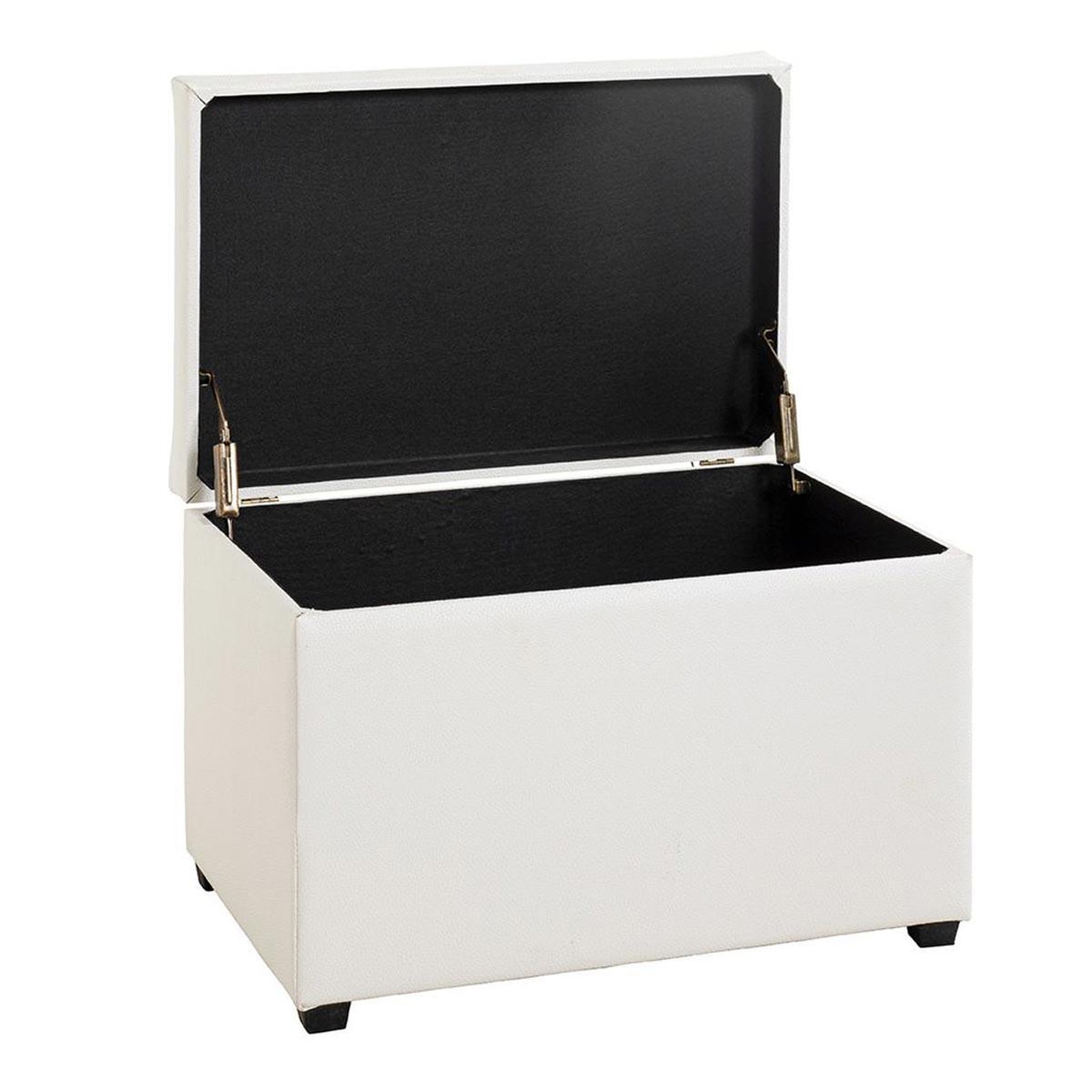 Voir la diapositive 4 : Paris Prix Banc coffre de rangement  timmy  58cm blanc