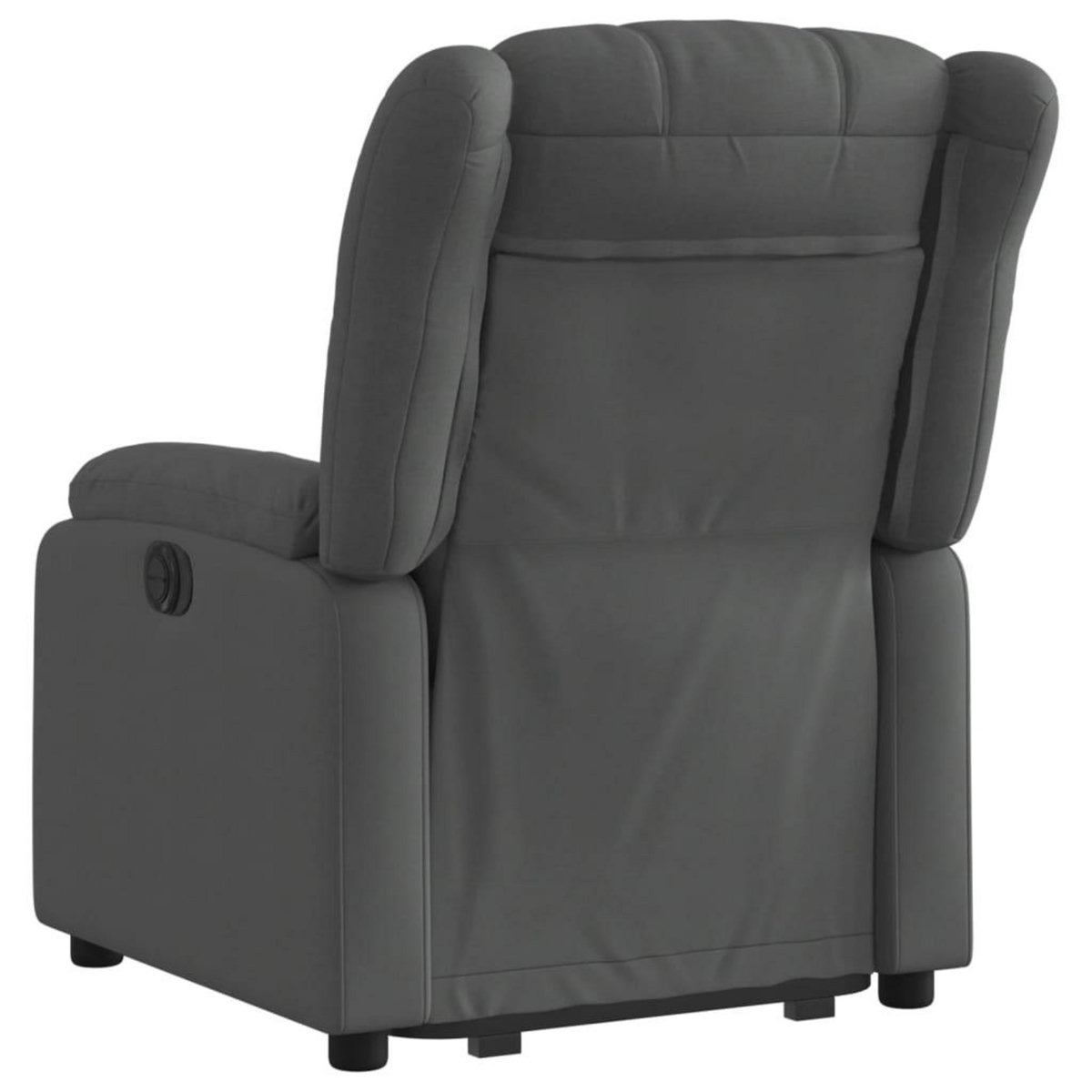 VIDAXL Fauteuil inclinable Gris fonce Tissu