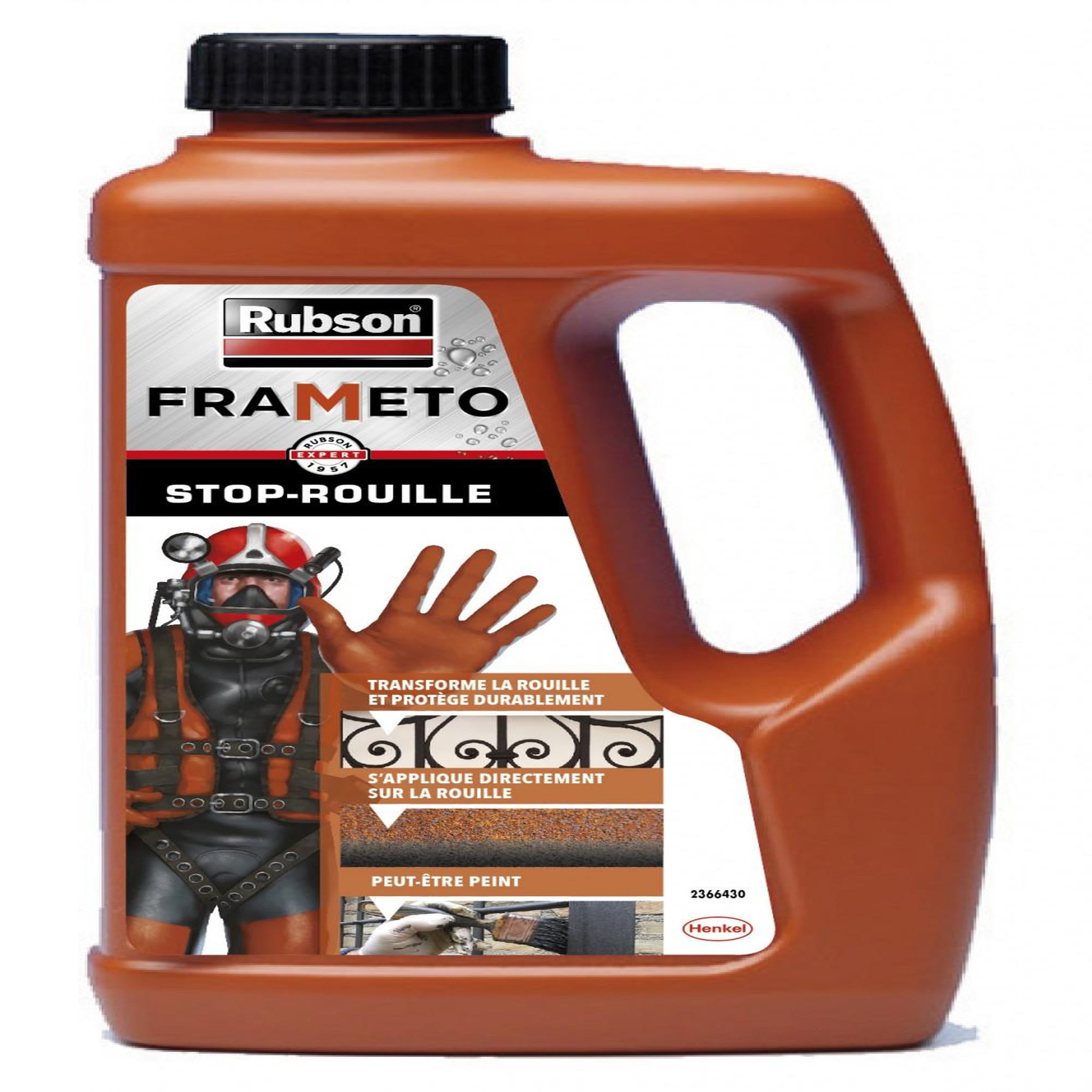 rubson Protection antirouille extérieur / intérieur Frameto RUBSON, noir, 1 l