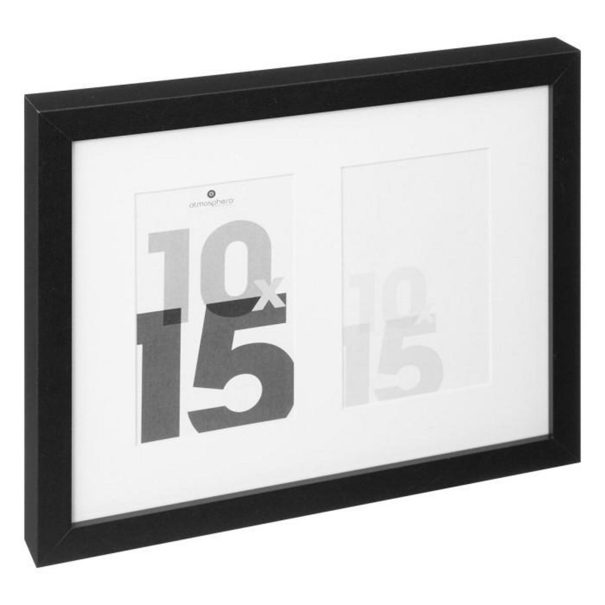 ATMOSPHERA Pêle-Mêle 2 Photos Déco  Eva  31cm Noir