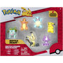 Voir la diapositive 2 : BANDAI Pack de 6 figurines Pokémon 