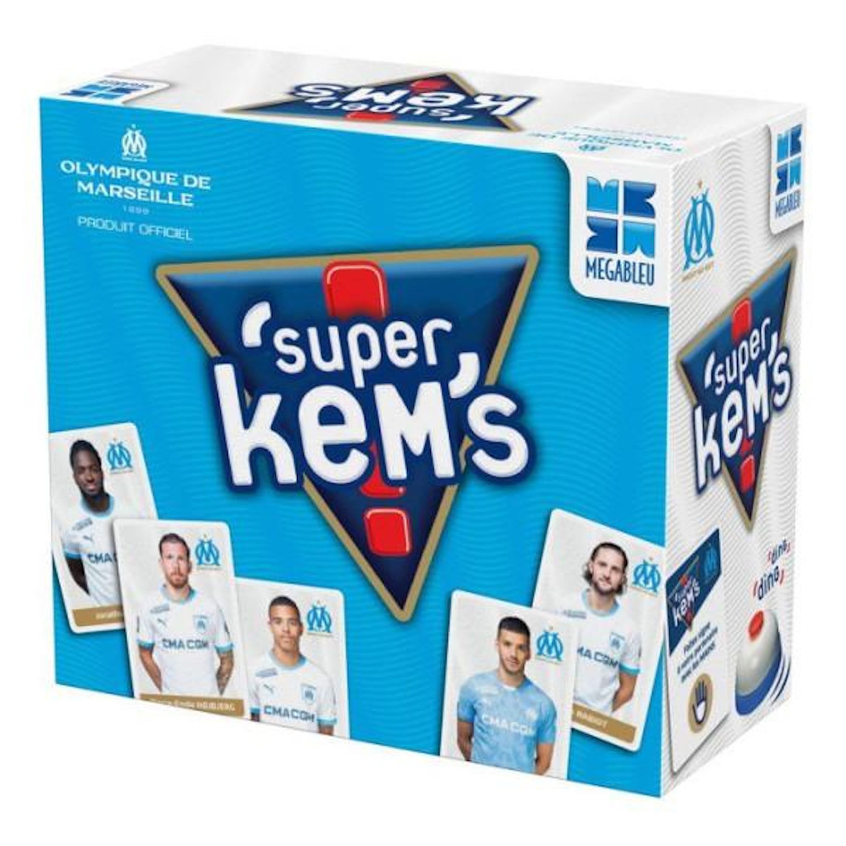 Megableu Jeu de cartes Megableu Super Kems Olympique Marseille