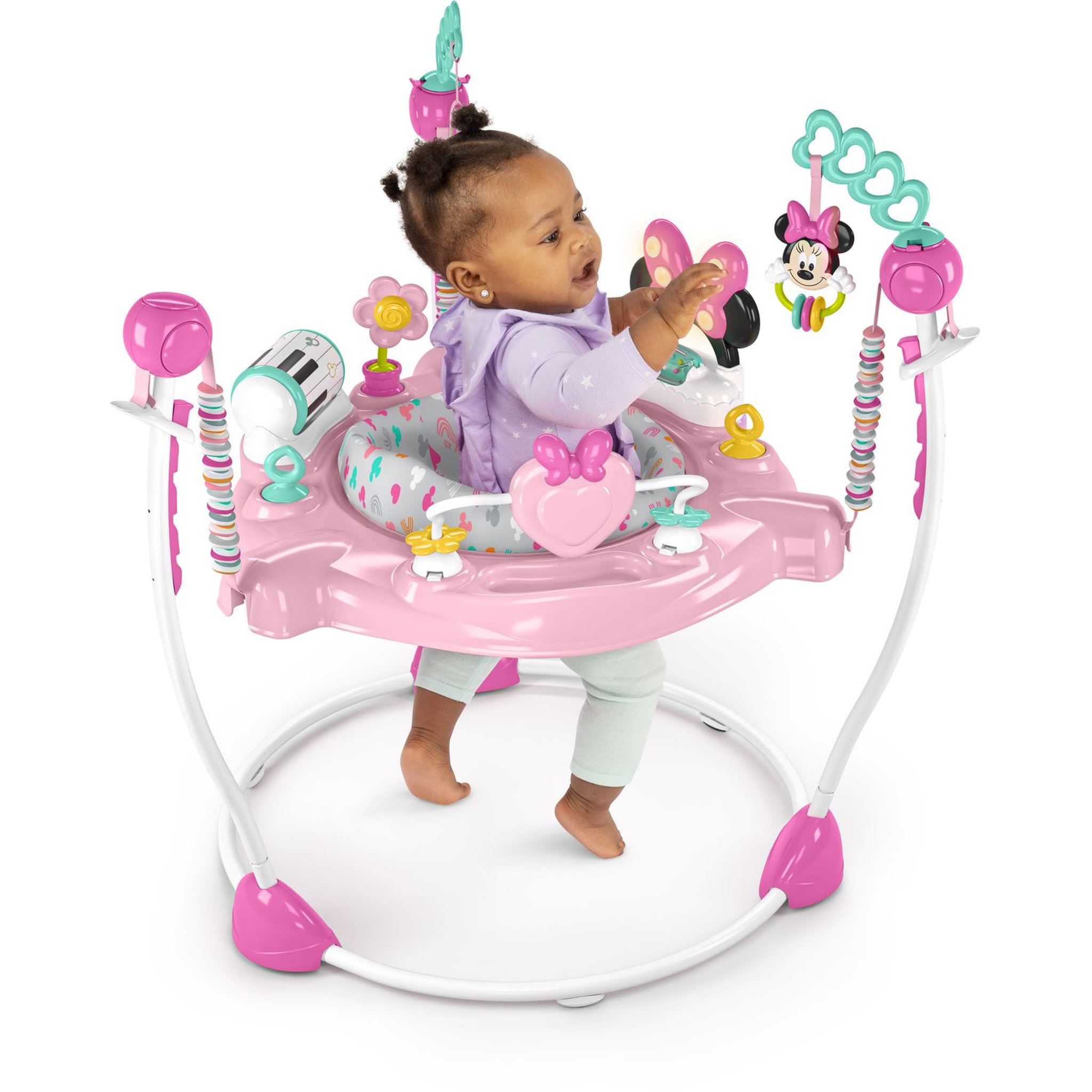 Voir la diapositive 5 : Bright Starts Aire d'Éveil à Rebonds Minnie Mouse 