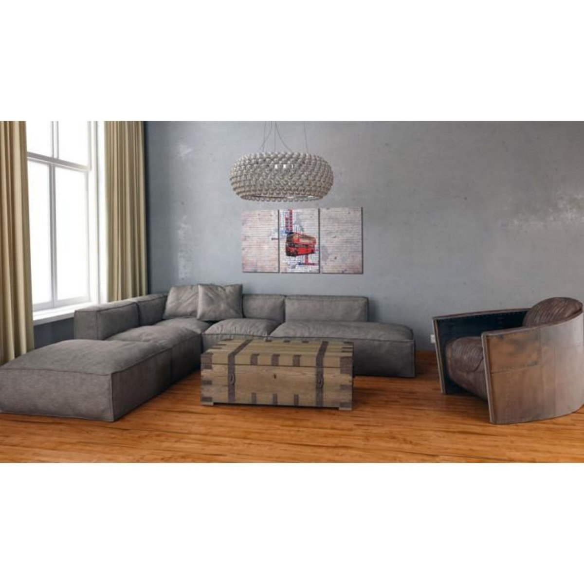 Paris Prix Tableau Imprimé  Carte : Royaume Uni