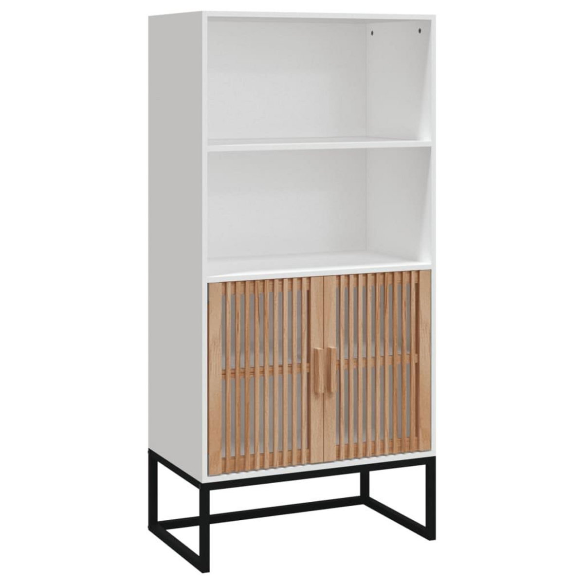 VIDAXL Buffet blanc 60x35x125 cm bois d'ingenierie