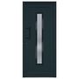 Voir la diapositive 3 : VIDAXL Porte d'entree anthracite 88x200 cm PVC