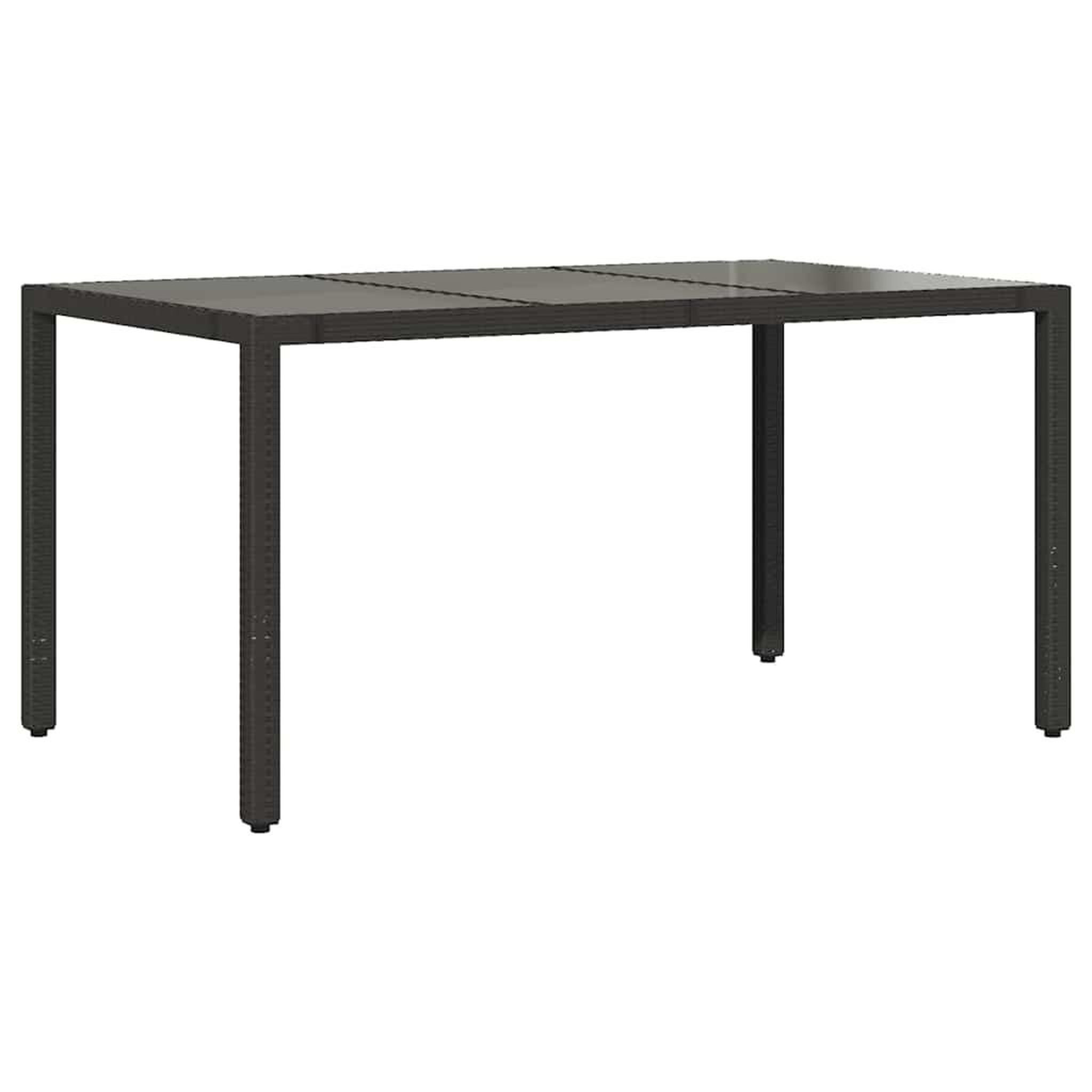 Voir la diapositive 4 : VIDAXL Ensemble de bistro de jardin 7 pcs coussins noir poly rotin