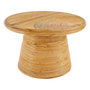 Voir la diapositive 1 : ATMOSPHERA Table Basse en Rotin  Tanae  70cm Naturel