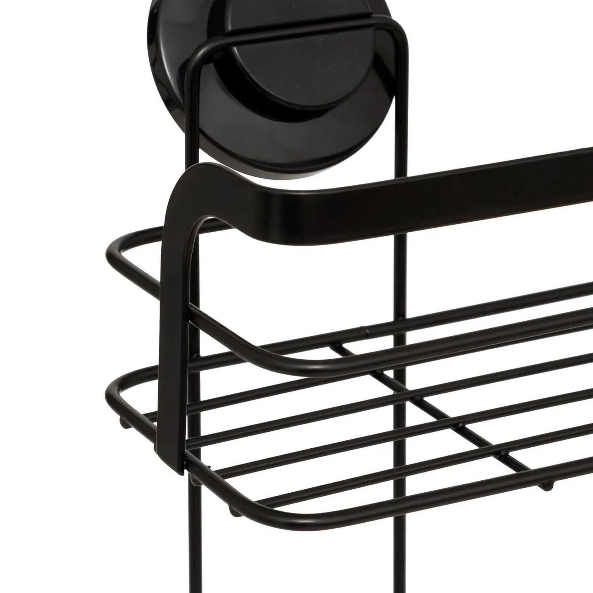 Voir la diapositive 2 : FIVE Étagère de douche 2 niveaux  venterra  34cm noir