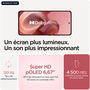 Voir la diapositive 4 : MOTOROLA Smartphone G86 Rouge 256Go 5G