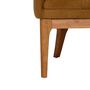 Voir la diapositive 3 : ATMOSPHERA Fauteuil velours LIBOR - Marron