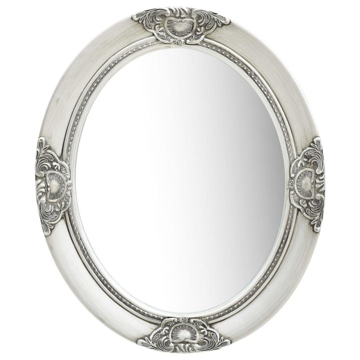 VIDAXL Miroir mural style baroque 50x60 cm Argente