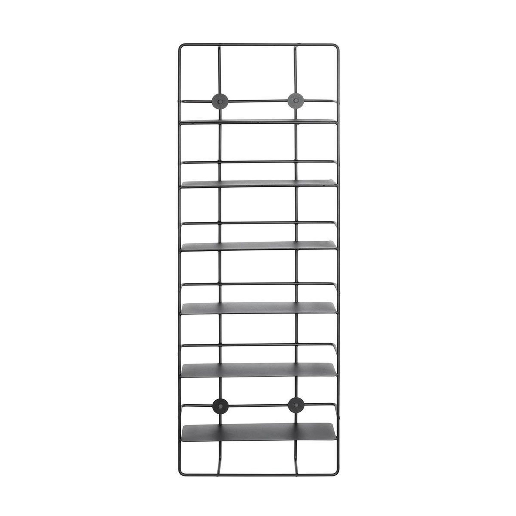 Voir la diapositive 2 : Paris Prix Étagère murale métal  vivalo  103cm noir