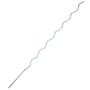 Voir la diapositive 2 : WERKAPRO Lot 5 tuteurs spirales en acier vert  1,8m  WERKA PRO