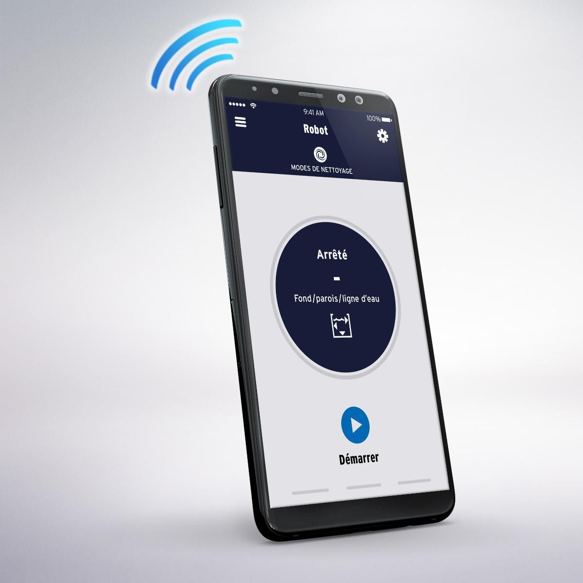 Zodiac Robot electrique de piscine fond, parois et ligne d'eau - wifi - cnx 30 iq wifi