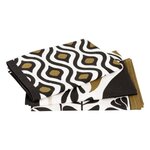 ATMOSPHERA Lot de 3 Torchons Imprimés  Twiste Lime  45x70cm Multicolore