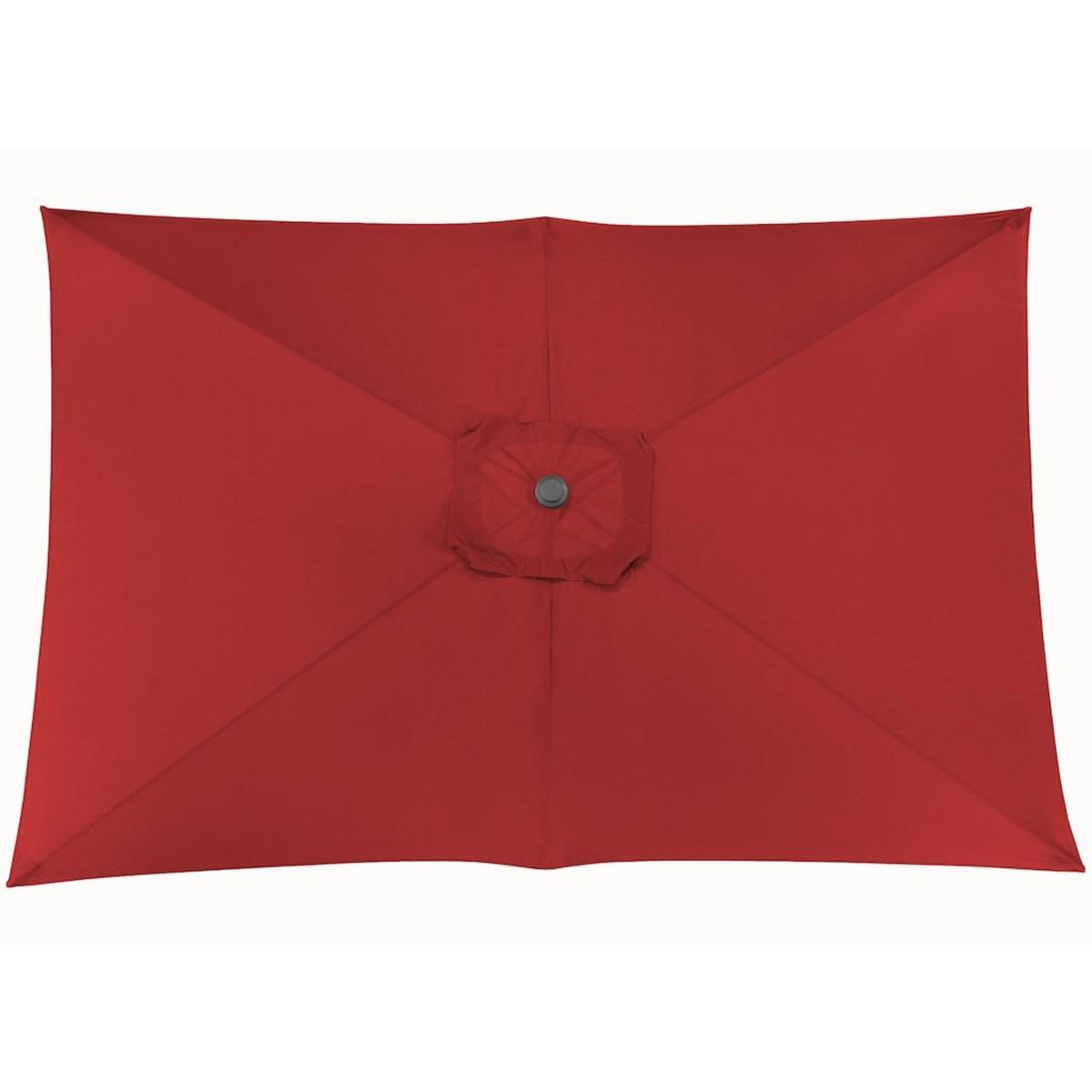 Proloisirs Toile Parasol Mat Droit 3x2/6 Polyester 200gr SD - Rouge