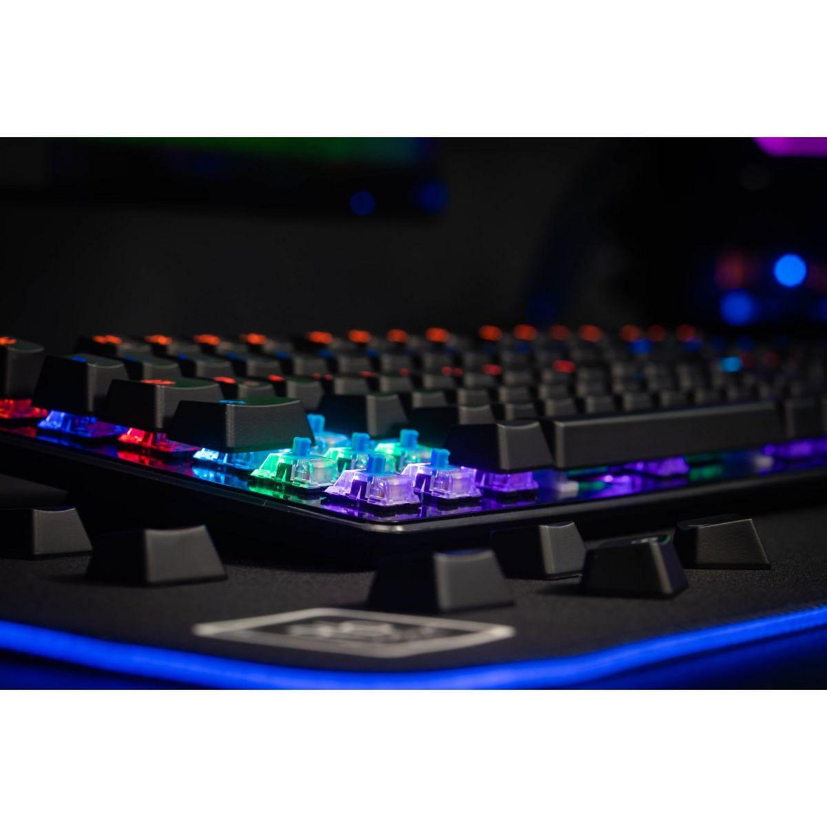 THE G-LAB Clavier gamer KEYZ CARBON EX FR