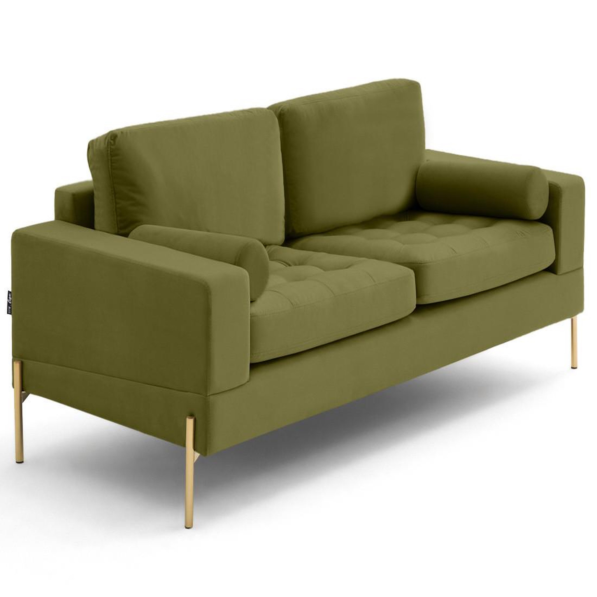 Voir la diapositive 4 : LISA DESIGN Isaure - canapé droit 3 places en velours