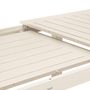 Voir la diapositive 6 : SWEEEK Table de jardin SEATTLE extensible aluminium, 8 places, 173 / 236,5 x 100 x 75 cm