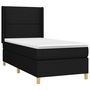 Voir la diapositive 3 : VIDAXL Sommier a lattes de lit et matelas Noir 80x200 cm Tissu