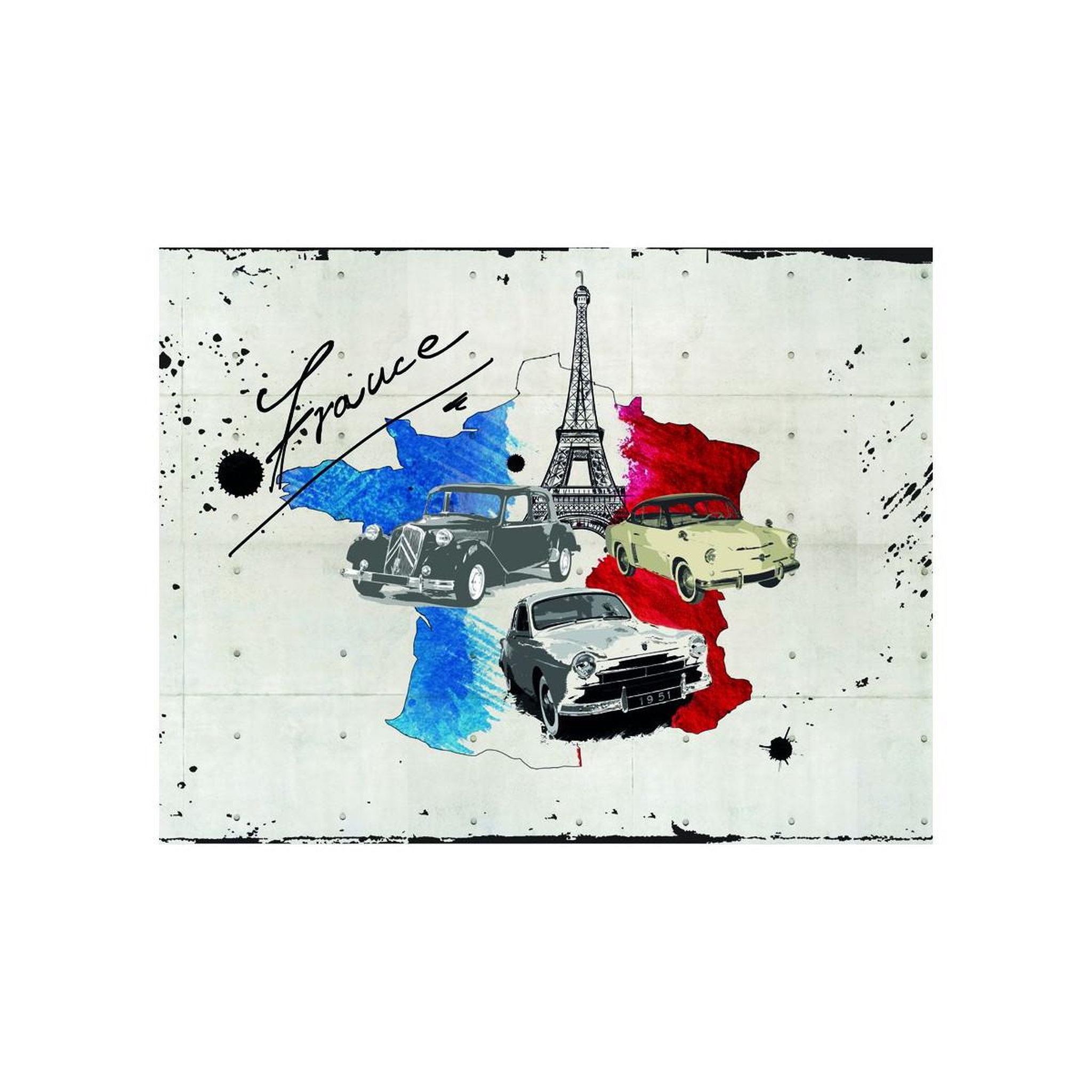 Voir la diapositive 2 : Paris Prix Papier Peint  Admirer of Cars France