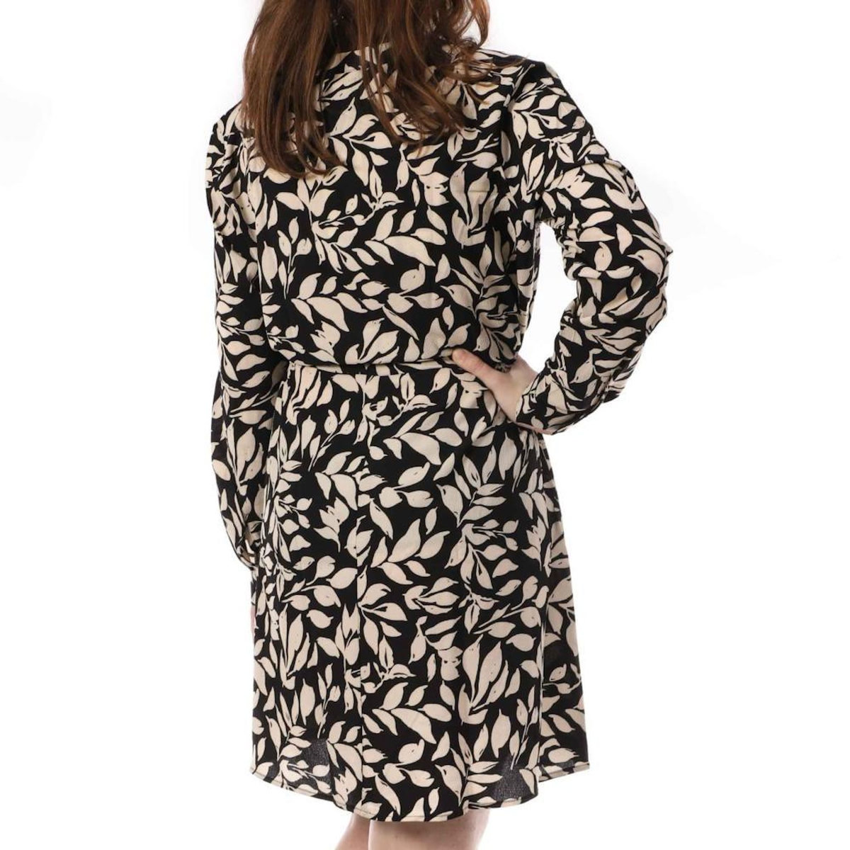 JACQUELINE DE YONG Robe /Beige à Motifs Femme JDY Piper