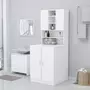 VIDAXL Meuble pour machine a laver Blanc