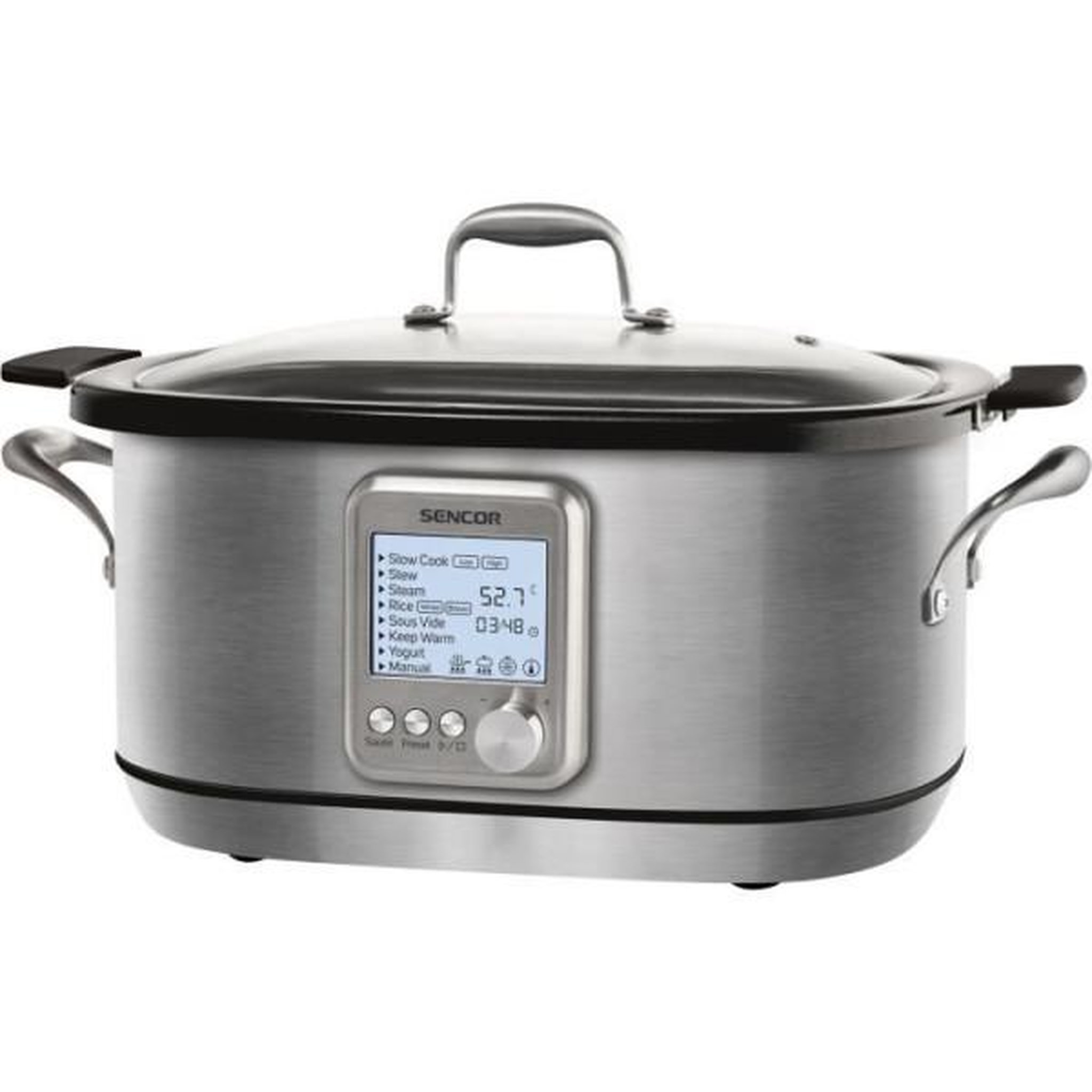 MARKET24 Mijoteuse - SENCOR - SPR 7200SS - 1250 W - 7 L - Argent