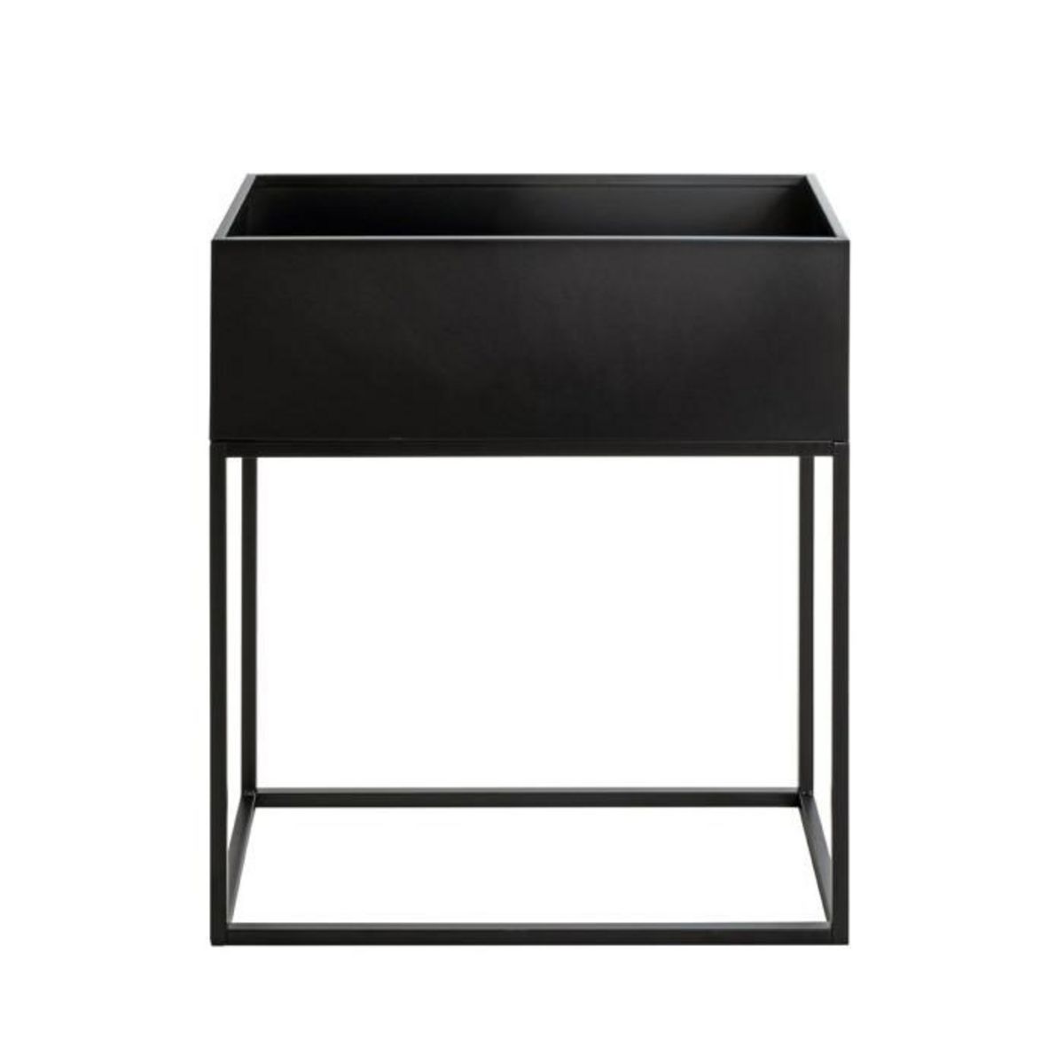 Paris Prix Porte Plantes en Métal  Variable  70cm Noir