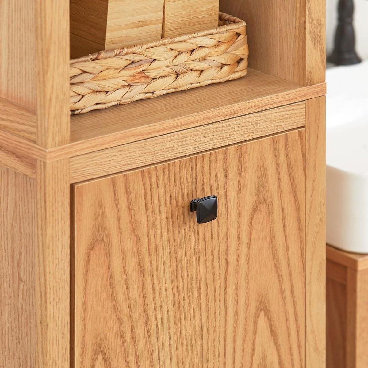 SOBUY SoBuy - Colonne De Salle De Bain à une porte - Nordique - BZR95