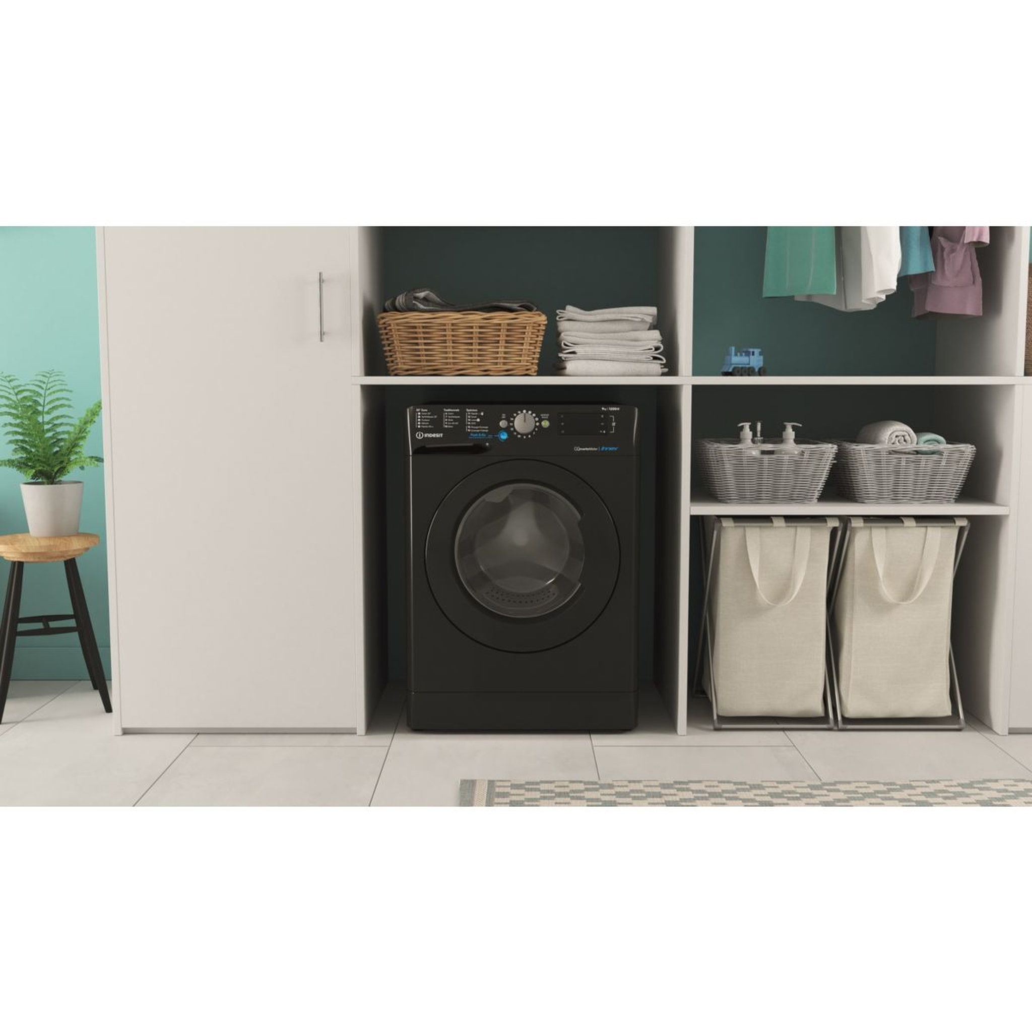 Voir la diapositive 6 : Indesit Lave linge hublot BWE91284XKFRN