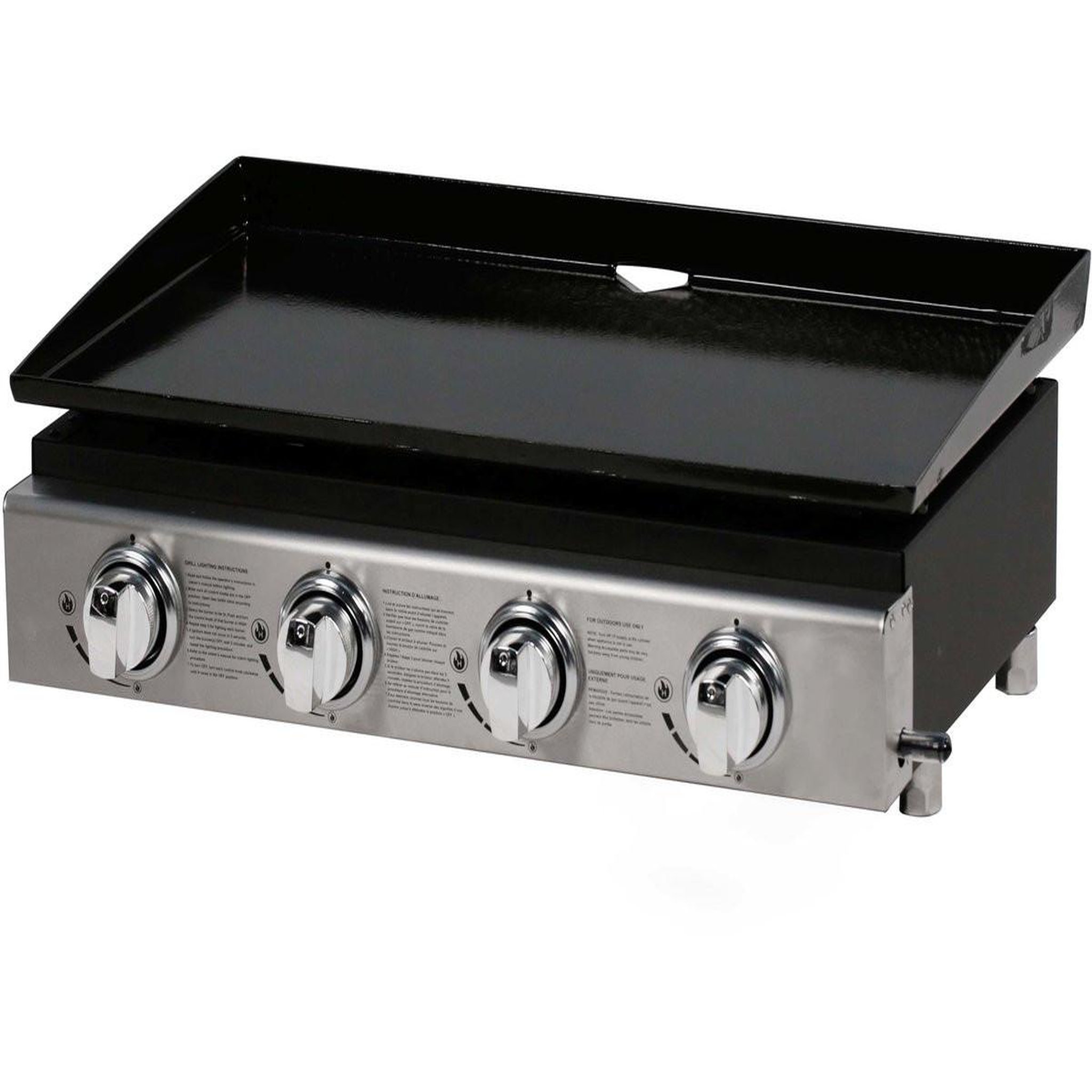 Habitat et Jardin Plancha  presto 4  - 4 brûleurs - 9.7kw - gris
