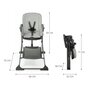 Voir la diapositive 6 : KINDERKRAFT Kinderkraft Highchair Foldee - Chaise de salle à manger pliable