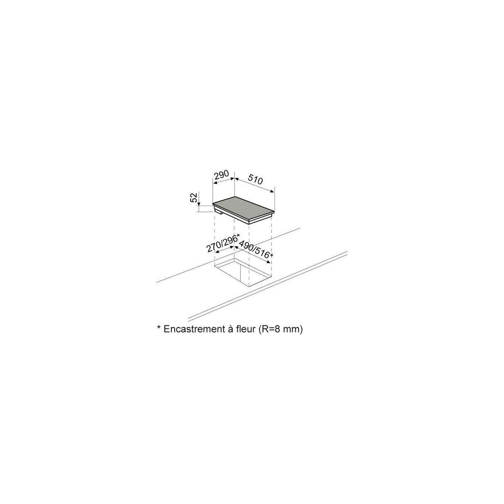 Voir la diapositive 2 : Airlux Domino induction ATI322BK Slim