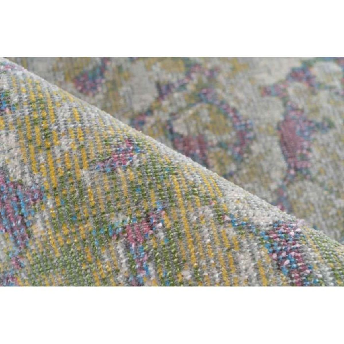 Paris Prix Tapis Tissé Oriental à Poils Plats  Dilan  Vert