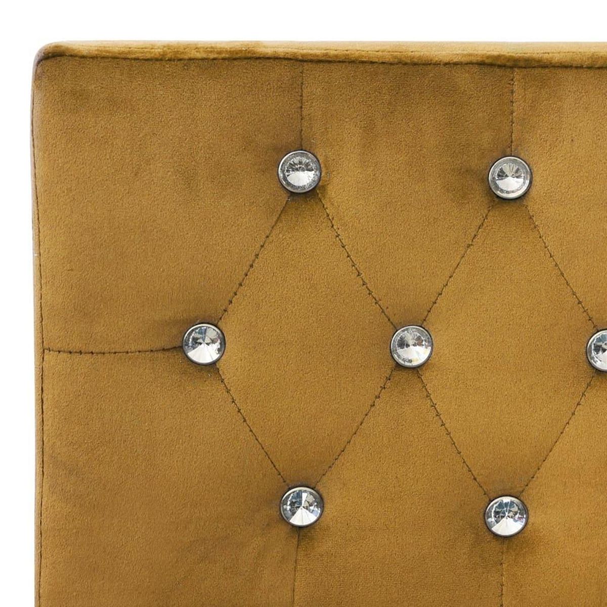 VIDAXL Banc 110 cm Marron Velours