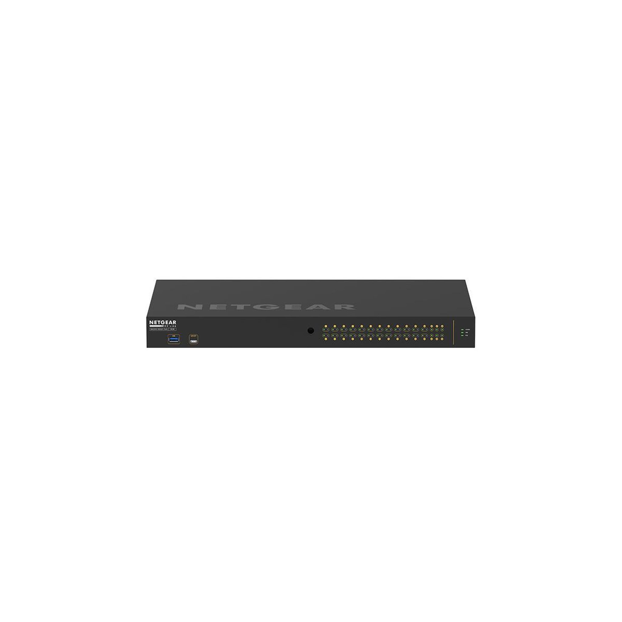 Voir la diapositive 2 : Netgear Commutateur Réseau Netgear AV Line M4250 Rackmount Gigabit Géré 26 ports RJ-45, 4 ports SFP, 300W PoE+ (GSM4230P-100EUS)