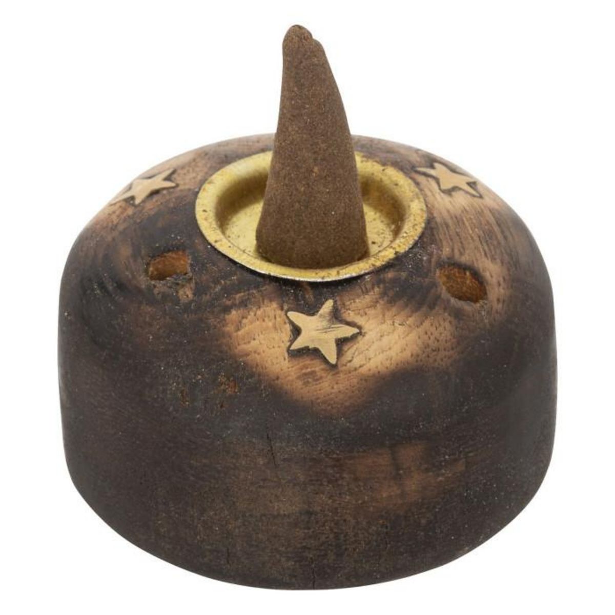 ATMOSPHERA Coffret d'Encens en Bois  Taly  25cm Marron