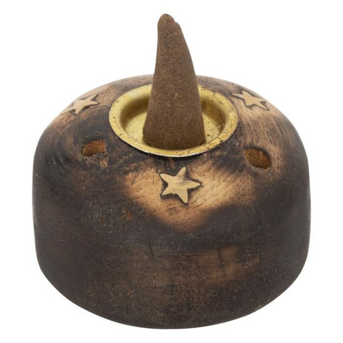 ATMOSPHERA Coffret d'Encens en Bois  Taly  25cm Marron