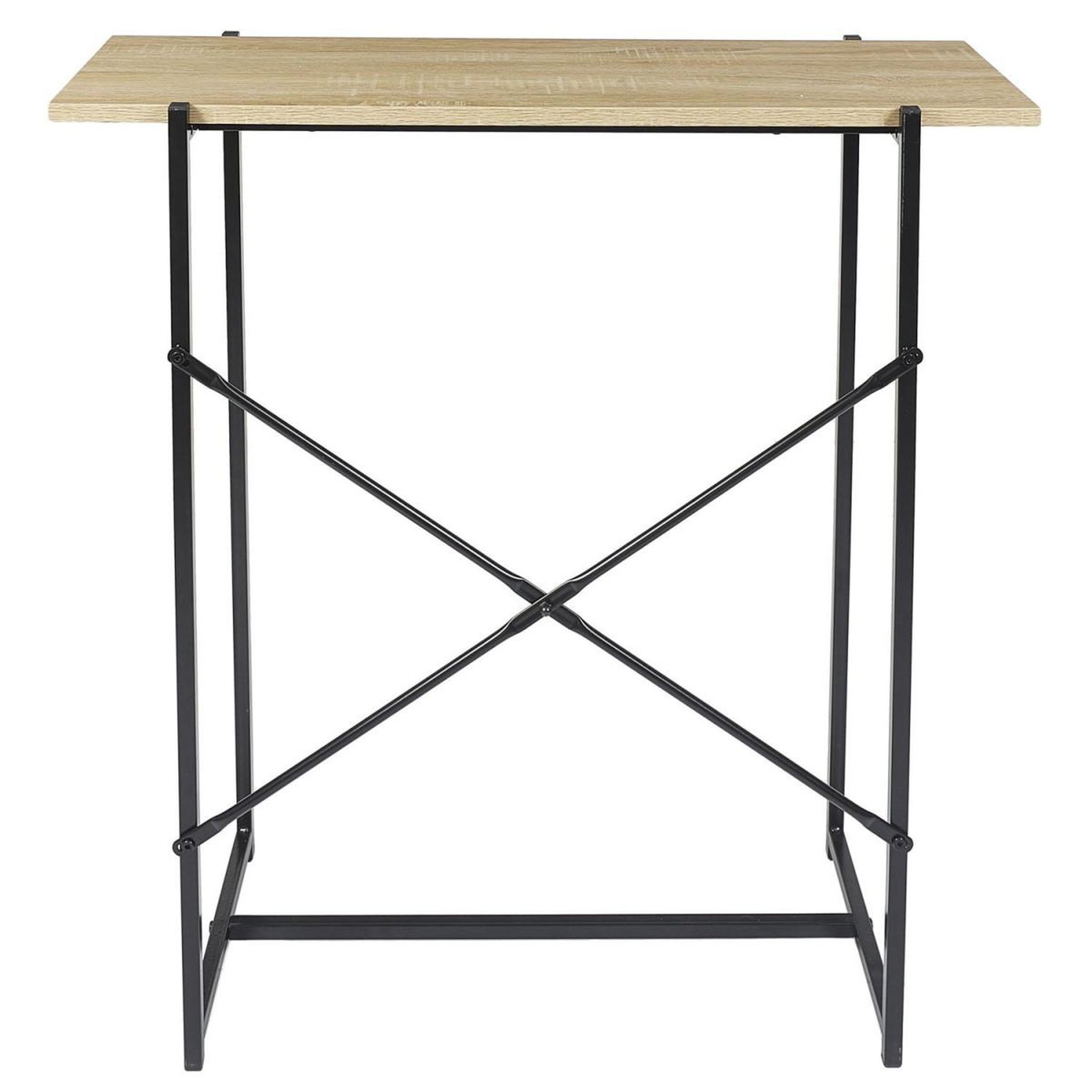 Voir la diapositive 2 : The Home Deco Factory Console Design  Loka  82cm Naturel