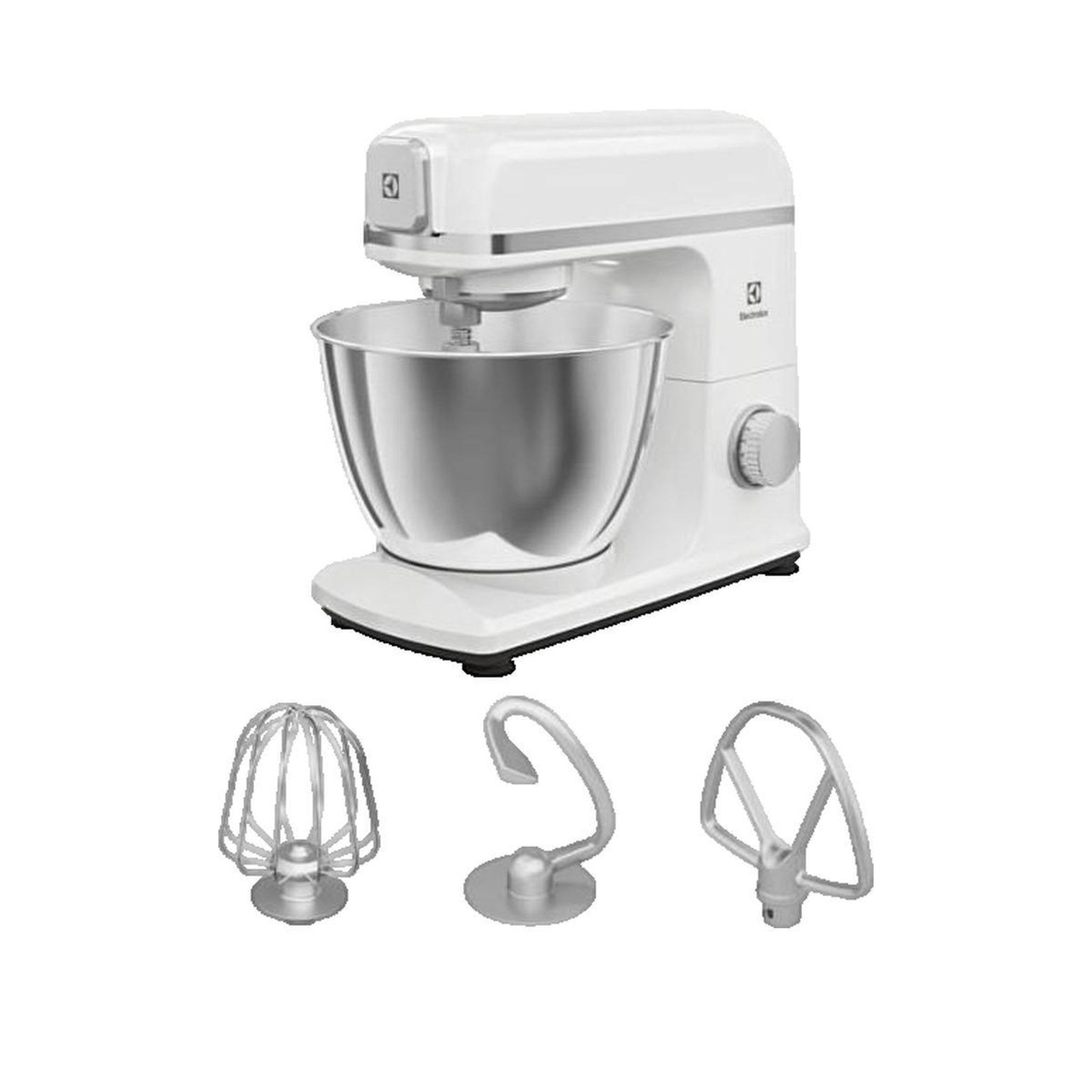 Voir la diapositive 2 : ELECTROLUX Robot pâtissier Electrolux E5KM1-4SWB blanc