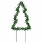 Voir la diapositive 3 : VIDAXL Decoration lumineuse arbre de Noël piquets 3 pcs 50 LED 30 cm