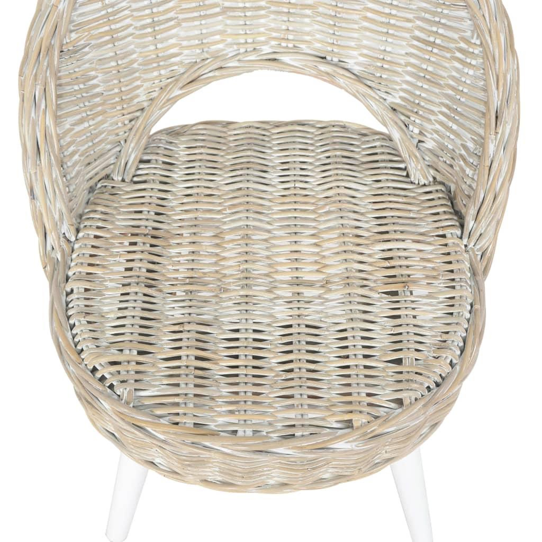 Voir la diapositive 5 : VIDAXL Chaise de canape rotin kubu blanc