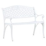 Paris Prix Banc de Jardin Design  Mafra  100cm Blanc