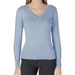 MORGAN Pull Blanc Femme  organ   IELO88. Coloris disponibles : Bleu