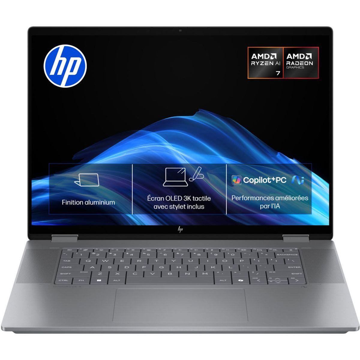 HP Ordinateur portable OmniBook X Flip 16-ar0003nf Copilot+PC